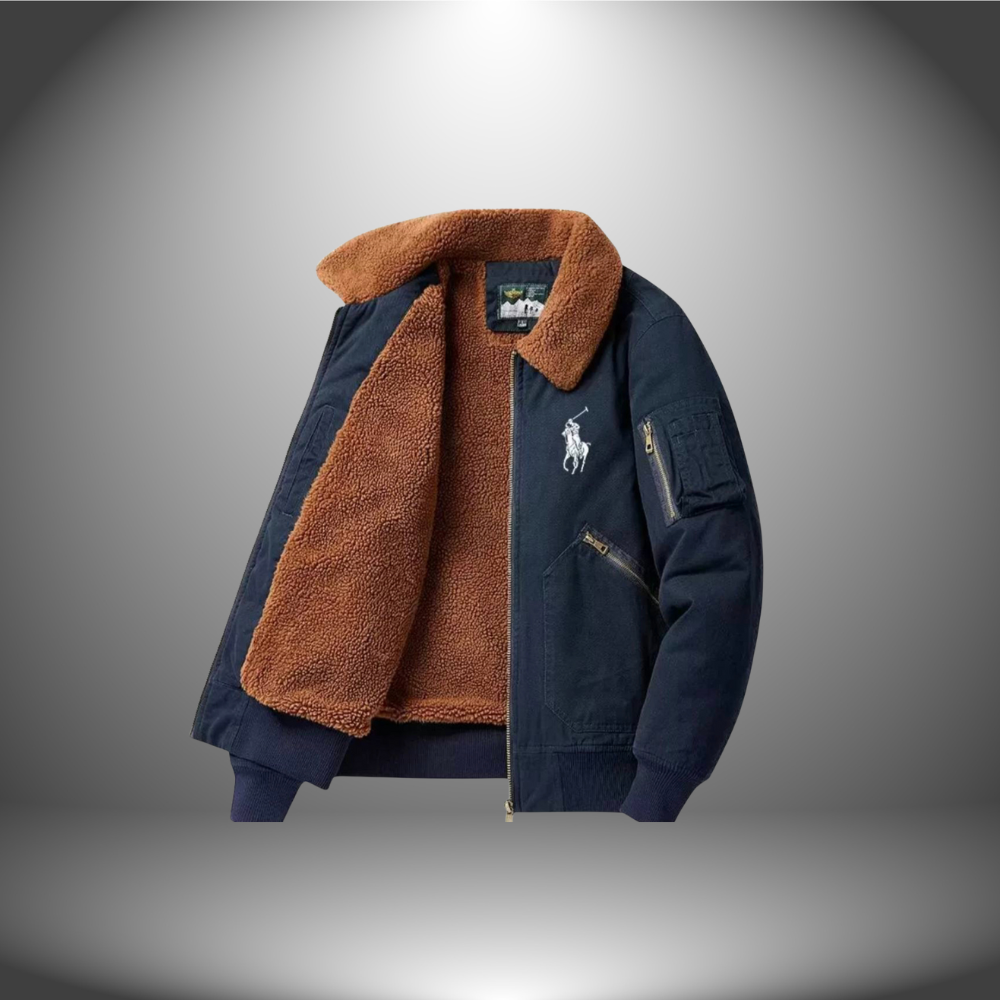 RL | Veste d'hiver avec fourrure