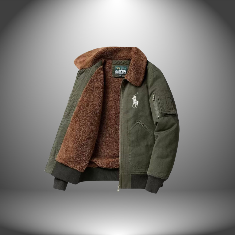 RL | Veste d'hiver avec fourrure