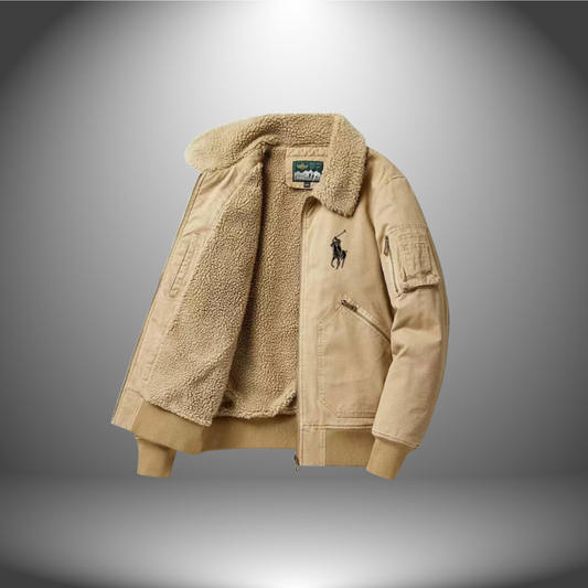 RL | Veste d'hiver avec fourrure